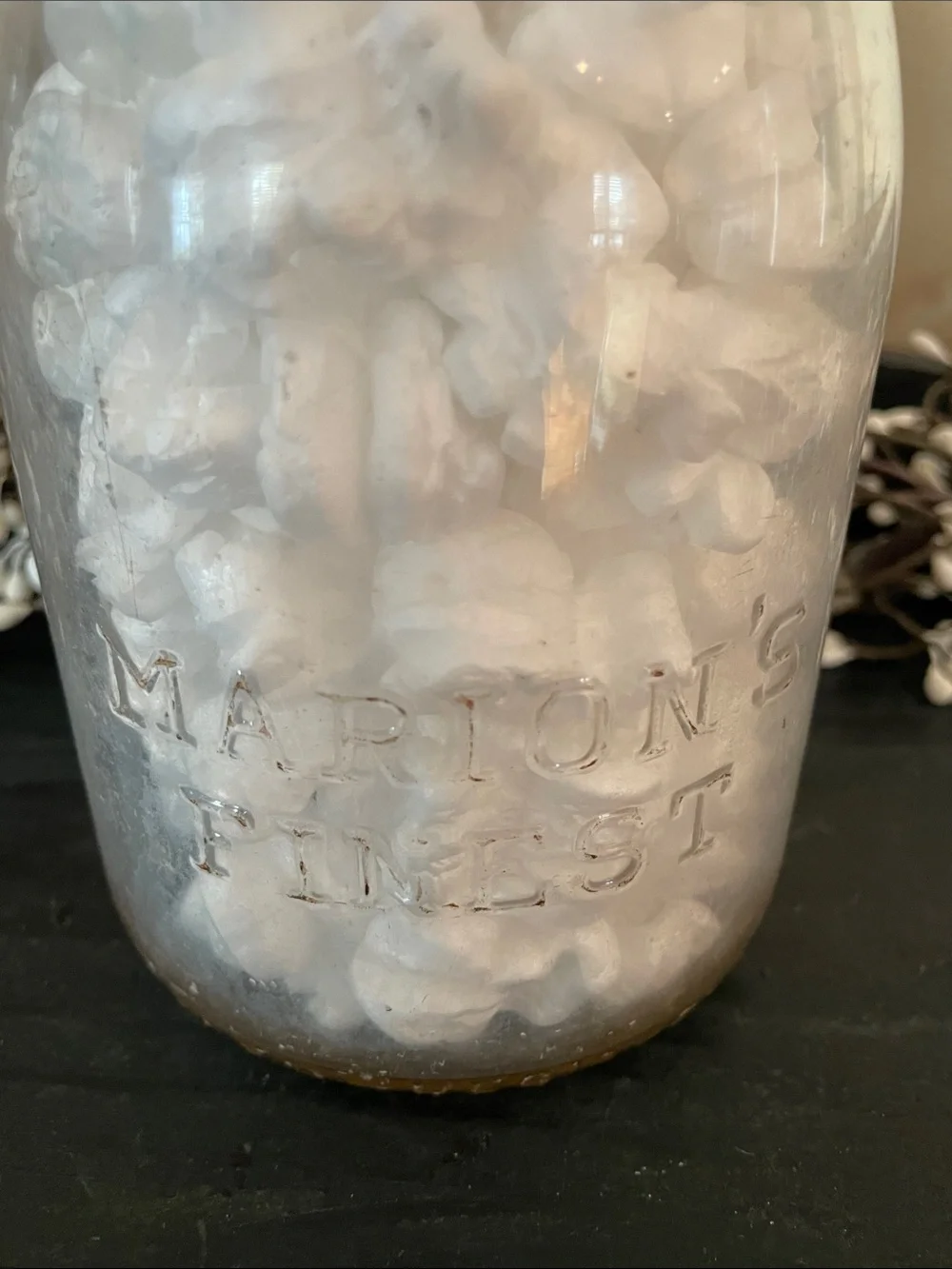 Vintage Quart Moores & Ross “Marion’s Finest” Embossed Milk Bottle - 1950s